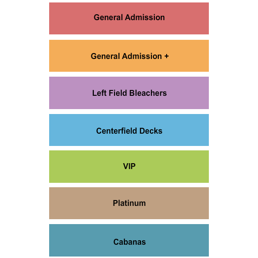 Tempe Beach Park Beck Seating Chart